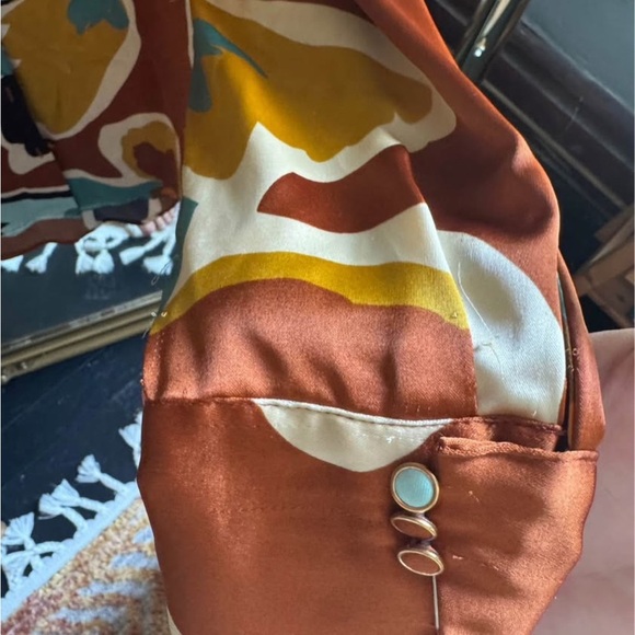 House of Harlow 1960 Multicolor Abstract Blouse - Picture 5 of 8